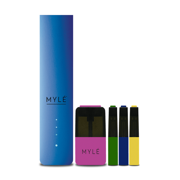 MYLÉ Starter Kit with Pods - Royal Blue V4 50mg/ml - Vape Shop New Zealand | Express Shipping to Australia, Japan, South Korea 