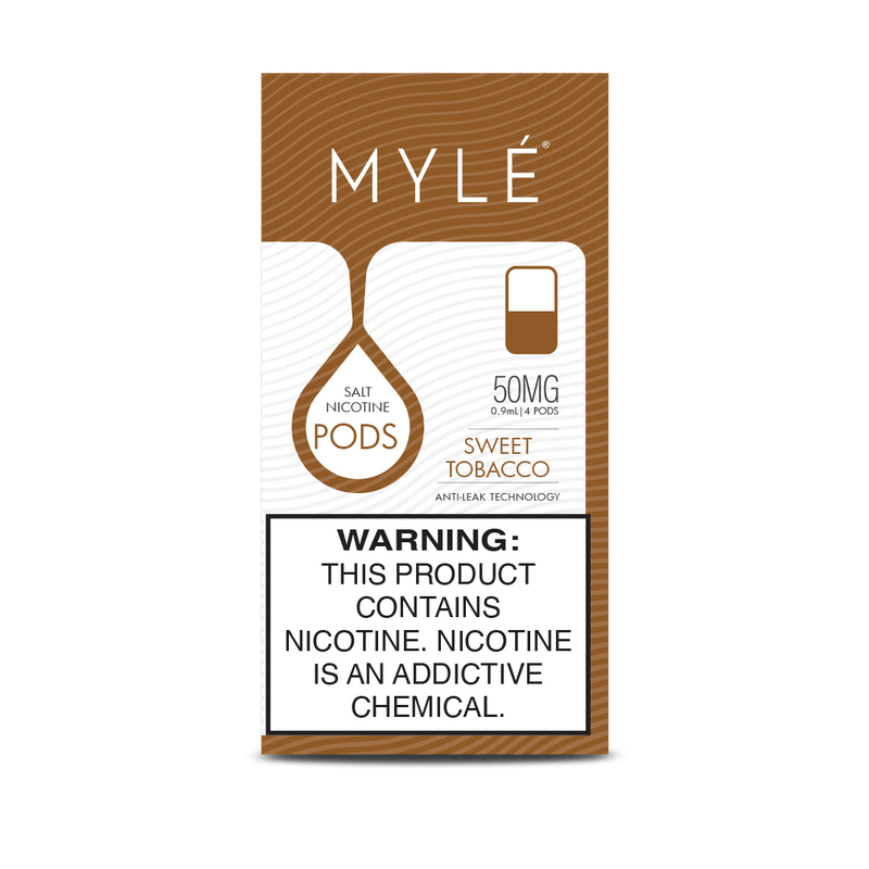 MYLÉ Pods Sweet Tobacco Pods V4 50mg/ml - Vape Shop New Zealand | Express Shipping to Australia, Japan, South Korea 